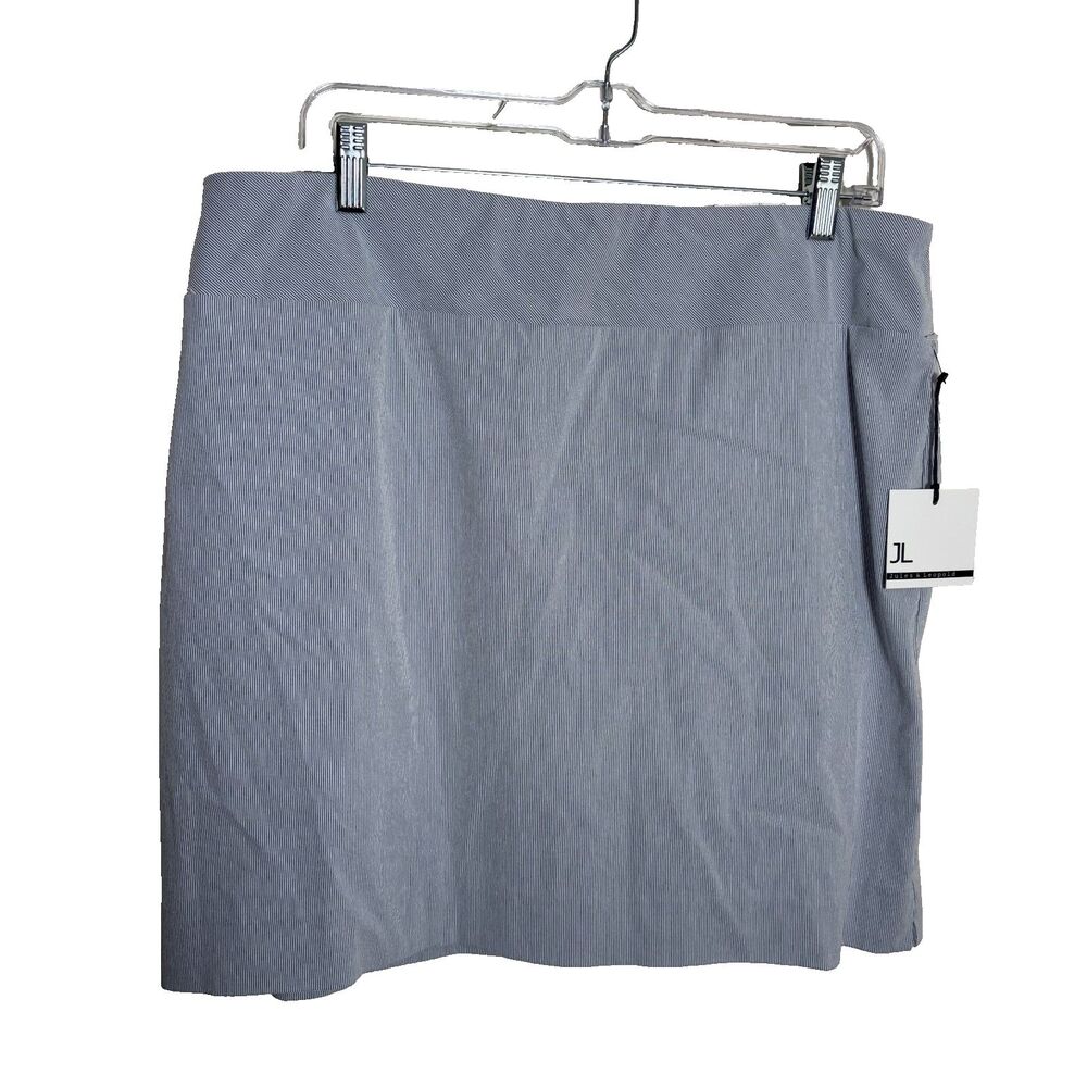 Jules & Leopold Skirt Women's XL Striped Skort Lined Athletic Active NWT
